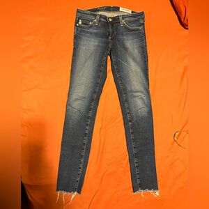 AG Adriano Goldschmied Dark Blue Skinny Jeans